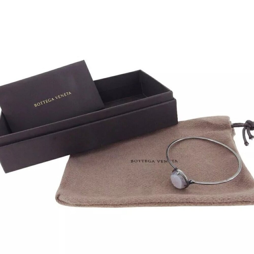 BOTTEGA VENETA Bracelet Stone AG925 Authentic USED D2431 authentic